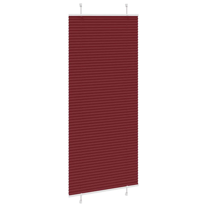 Jaluzea plisată Bordeaux Roșu 85x200 cm Lățime țesătură 84,4 cm - WALTI WALTI