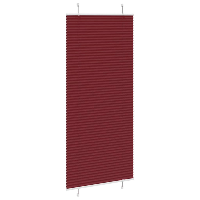 Jaluzea plisată Bordeaux Roșu 90x200 cm Lățime țesătură 89,4 cm WALTI
