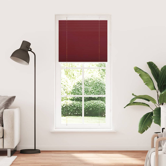 Jaluzea plisată Bordeaux Roșu 100x200 cm Lățime țesătură 99,4 cm WALTI
