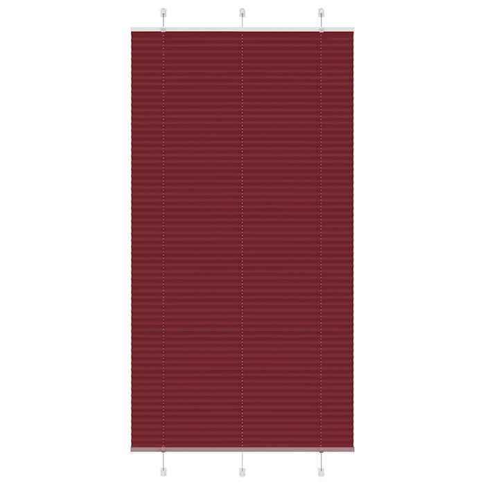 Jaluzea plisată Bordeaux Roșu 105x200 cm Lățime țesătură 104,4cm WALTI