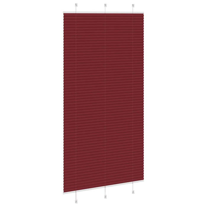 Jaluzea plisată Bordeaux Roșu 105x200 cm Lățime țesătură 104,4cm WALTI