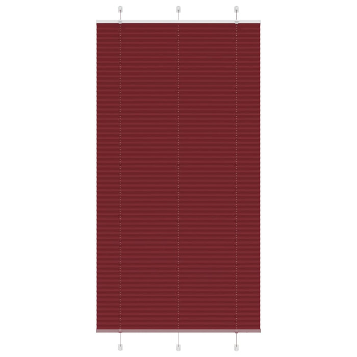 Jaluzea plisată Bordeaux Roșu 110x200 cm Lățime țesătură WALTI