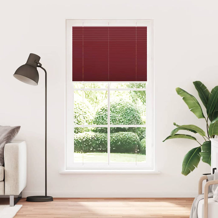Jaluzea plisată Bordeaux Roșu 110x200 cm Lățime țesătură WALTI