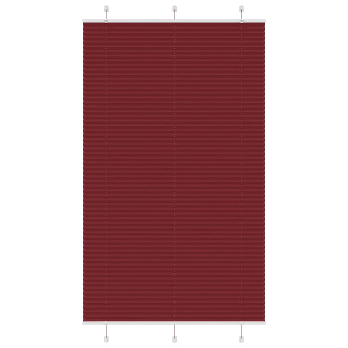 Jaluzea plisată Bordeaux Roșu 115x200 cm Lățime țesătură WALTI