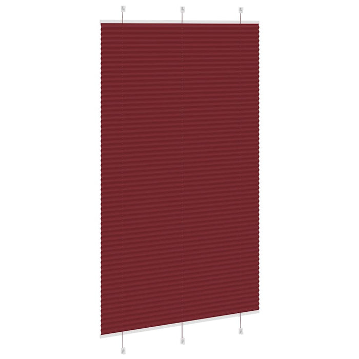 Jaluzea plisată Bordeaux Roșu 115x200 cm Lățime țesătură WALTI