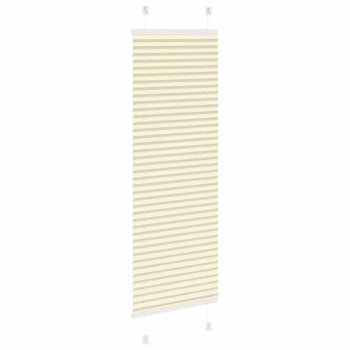 Jaluzea plisată Crem 45x100 cm Lățime țesătură 44,4 cm WALTI