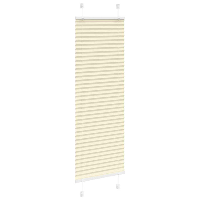 Jaluzea plisată Crem 50x100 cm Lățime țesătură 49,4 cm WALTI