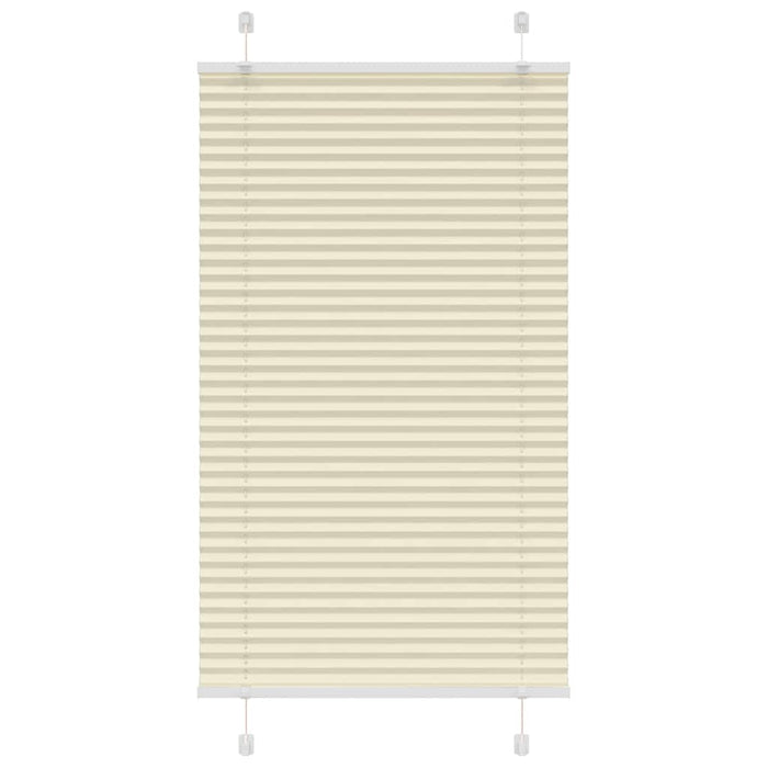 Jaluzea plisată Crem 80x100cm Lățime țesătură 79,4 cm WALTI