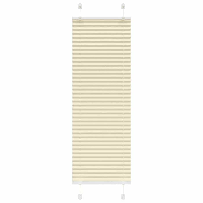 Jaluzea plisată Crem 45x150 cm Lățime țesătură 44,4 cm WALTI