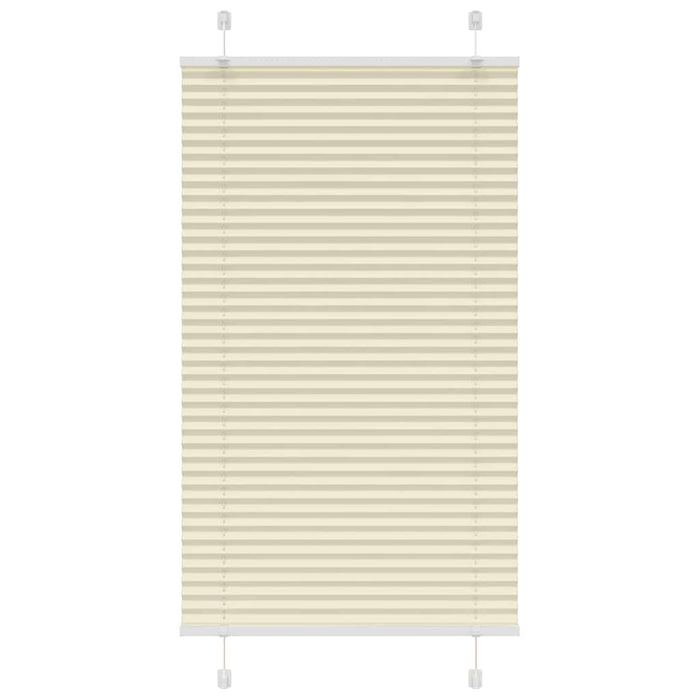Jaluzea plisată Crem 70x150 cm Lățime țesătură 69,4 cm WALTI