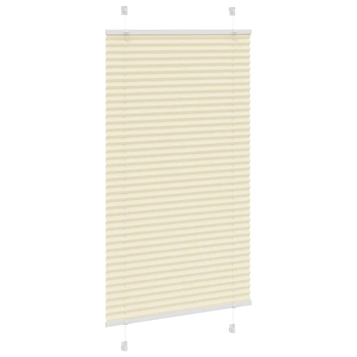 Jaluzea plisată Crem 80x150cm Lățime țesătură 79,4 cm WALTI