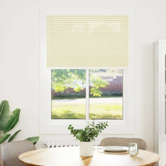 Jaluzea plisată Crem 100x150cm Lățime țesătură 99,4cm WALTI