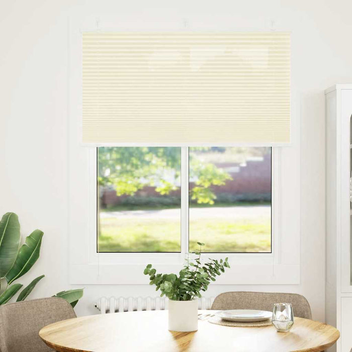 Jaluzea plisată Crem 110x150 cm Lățime țesătură 109,4 cm WALTI