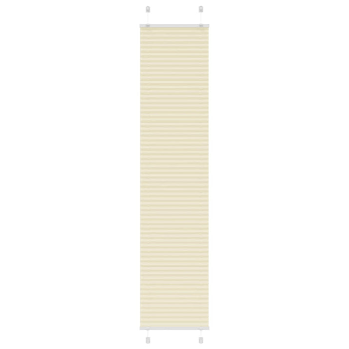 Jaluză plisată Crem 40x200 cm Lățime țesătură 39,4 cm - WALTI WALTI