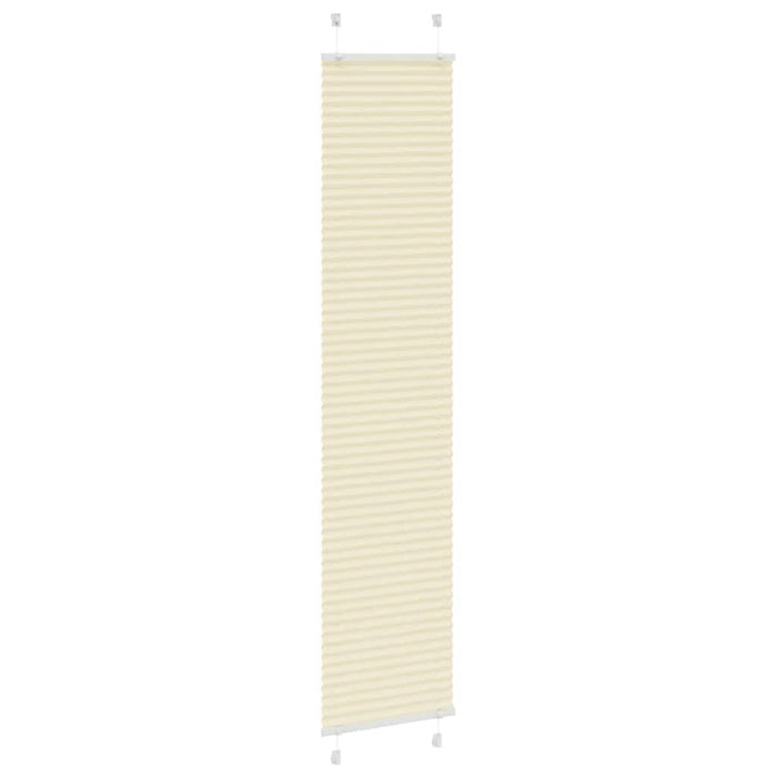Jaluză plisată Crem 40x200 cm Lățime țesătură 39,4 cm - WALTI WALTI