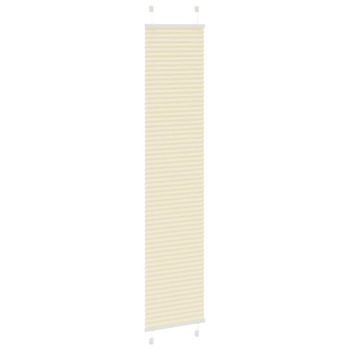 Jaluză plisată Crem 45x200 cm Lățime țesătură 44,4 cm - WALTI WALTI