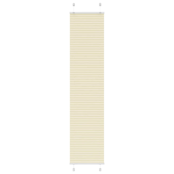 Jaluză plisată Crem 50x200 cm Lățime țesătură 49,4 cm - WALTI WALTI