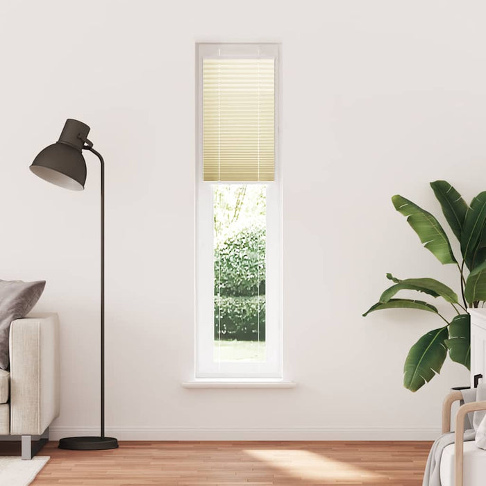 Jaluză plisată Crem 50x200 cm Lățime țesătură 49,4 cm - WALTI WALTI