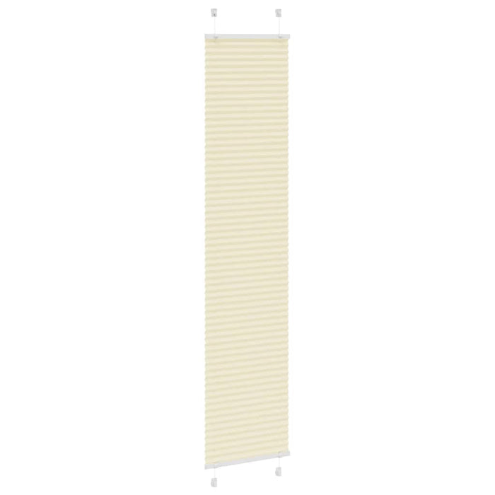 Jaluză plisată Crem 50x200 cm Lățime țesătură 49,4 cm - WALTI WALTI