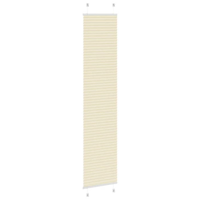Jaluză plisată Crem 50x200 cm Lățime țesătură 49,4 cm - WALTI WALTI