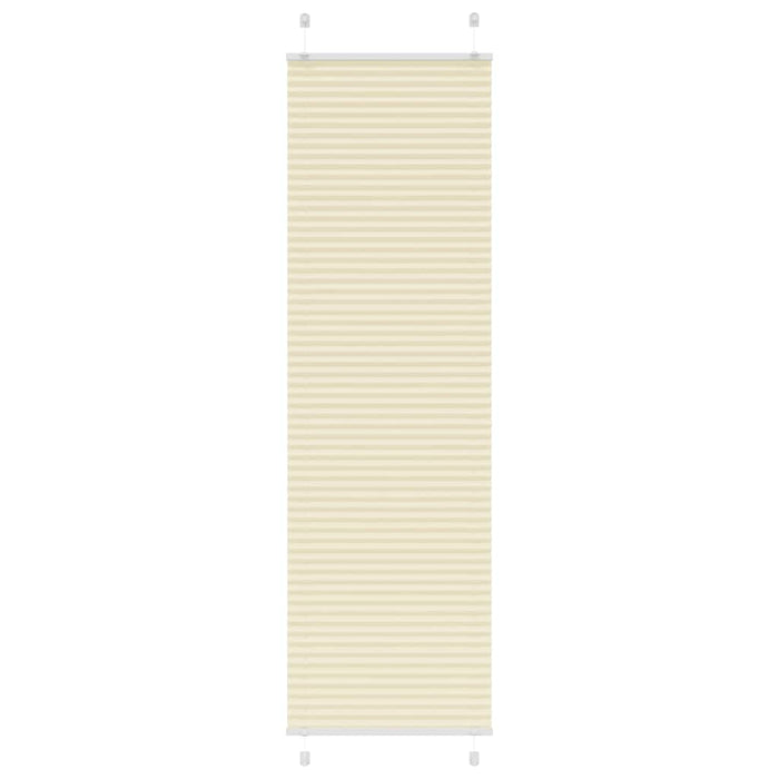 Jaluză plisată Crem 60x200 cm Lățime țesătură 59,4 cm - WALTI WALTI