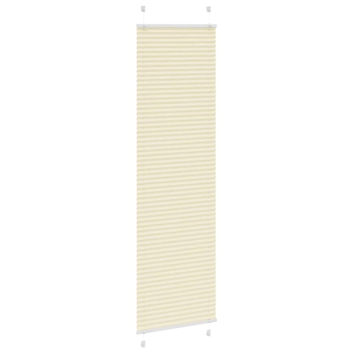 Jaluză plisată Crem 60x200 cm Lățime țesătură 59,4 cm - WALTI WALTI