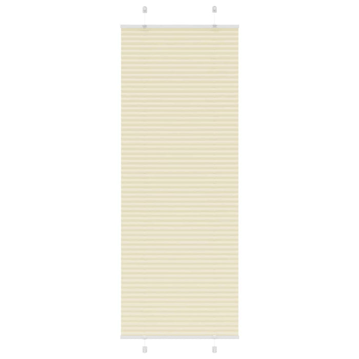 Jaluzea plisată Crem 75x200cm Lățime țesătură 74,4 cm - WALTI WALTI