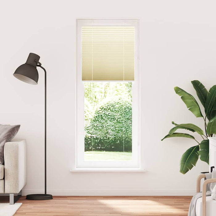 Jaluzea plisată Crem 75x200cm Lățime țesătură 74,4 cm - WALTI WALTI