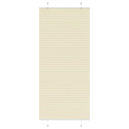 Jaluzea plisată Crem 95x200 cm Lățime țesătură 94,4cm - WALTI WALTI