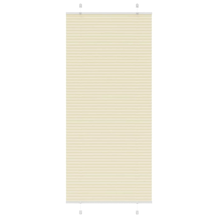 Jaluzea plisată Crem 95x200 cm Lățime țesătură 94,4cm - WALTI WALTI
