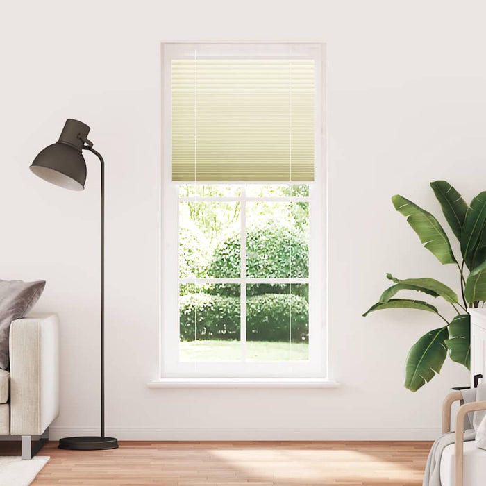 Jaluzea plisată Crem 95x200 cm Lățime țesătură 94,4cm - WALTI WALTI