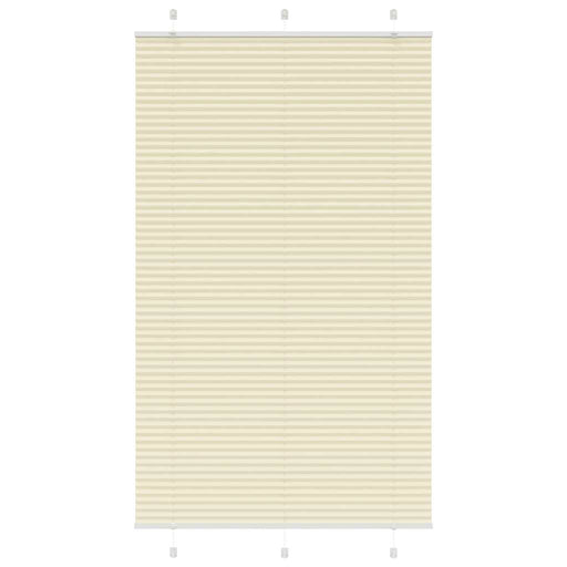 Jaluză plisată Crem 110x200 cm Lățime țesătură 109,4 cm - WALTI WALTI