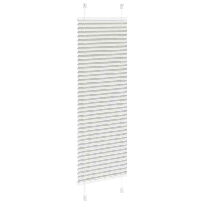 Jaluzea plisată gri deschis 40x100 cm Lățime țesătură 39,4 cm WALTI