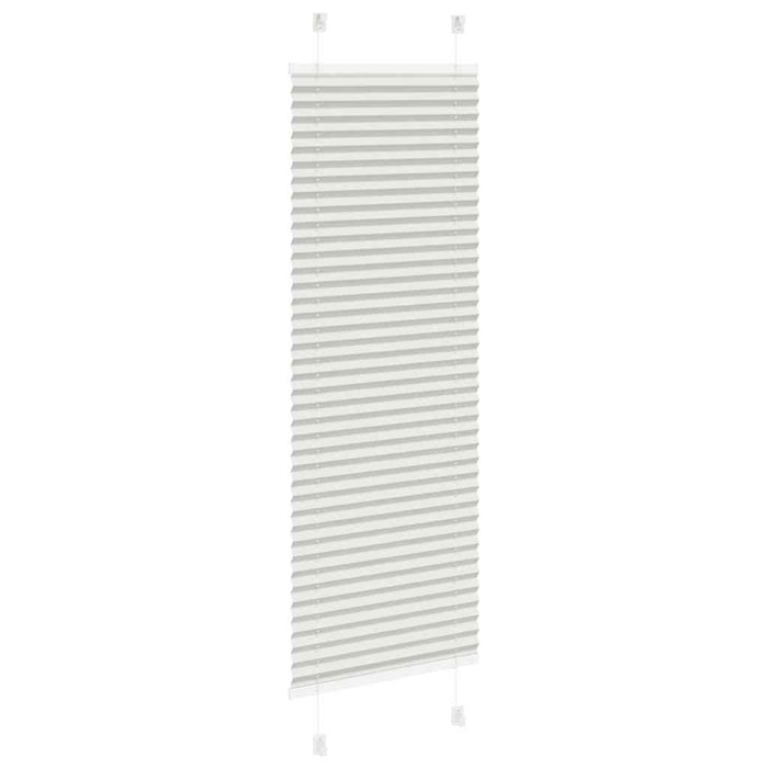 Jaluzea plisată gri deschis 45x100 cm Lățime țesătură 44,4 cm WALTI