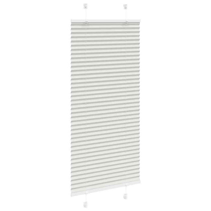 Jaluzea plisată gri deschis 65x100 cm Lățime țesătură 64,4 cm WALTI