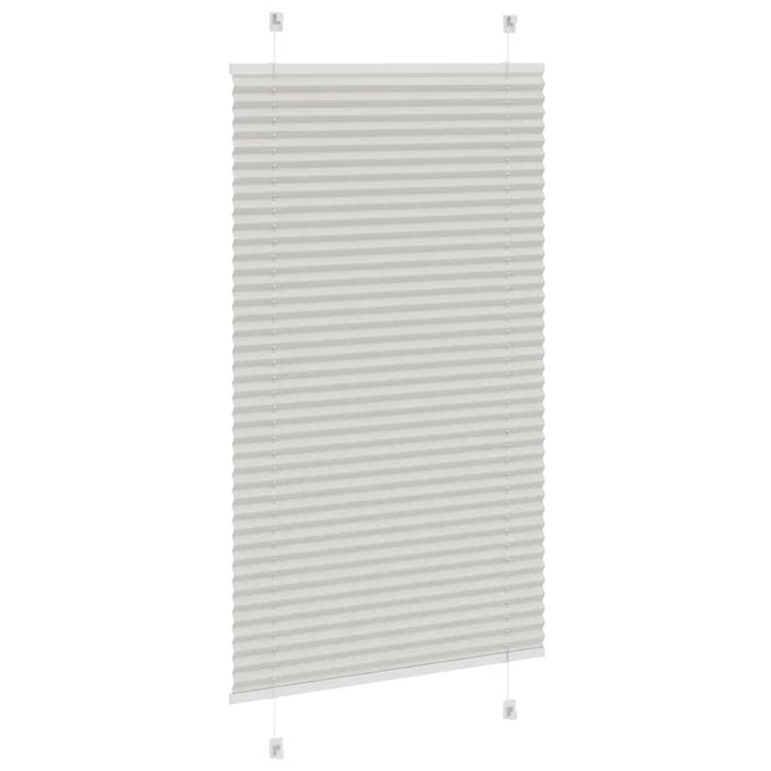 Jaluzea plisată gri deschis 75x100cm Lățime țesătură 74,4 cm - WALTI WALTI