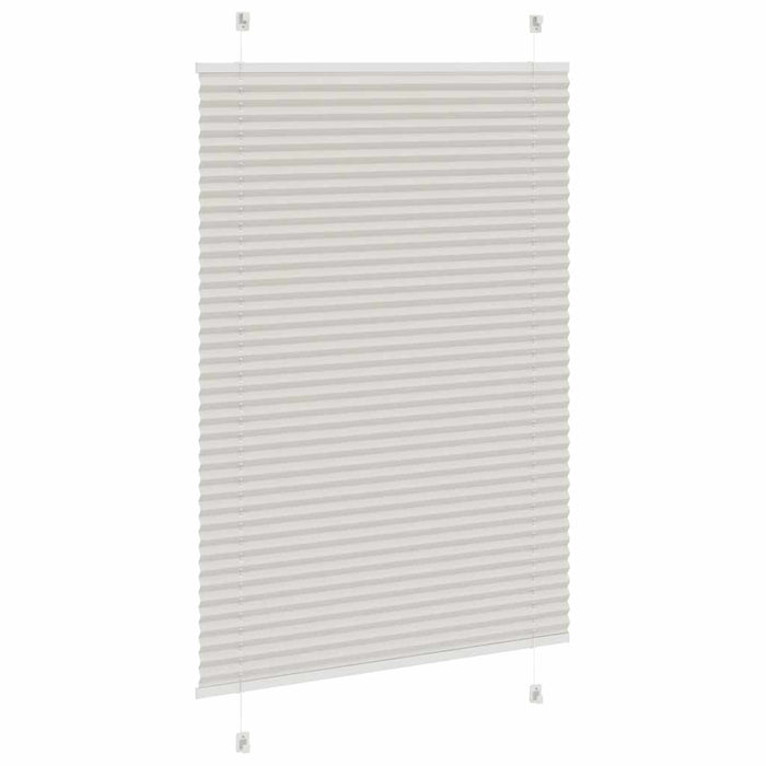 Jaluzea plisată gri deschis 100x100cm Lățime țesătură 99,4cm WALTI