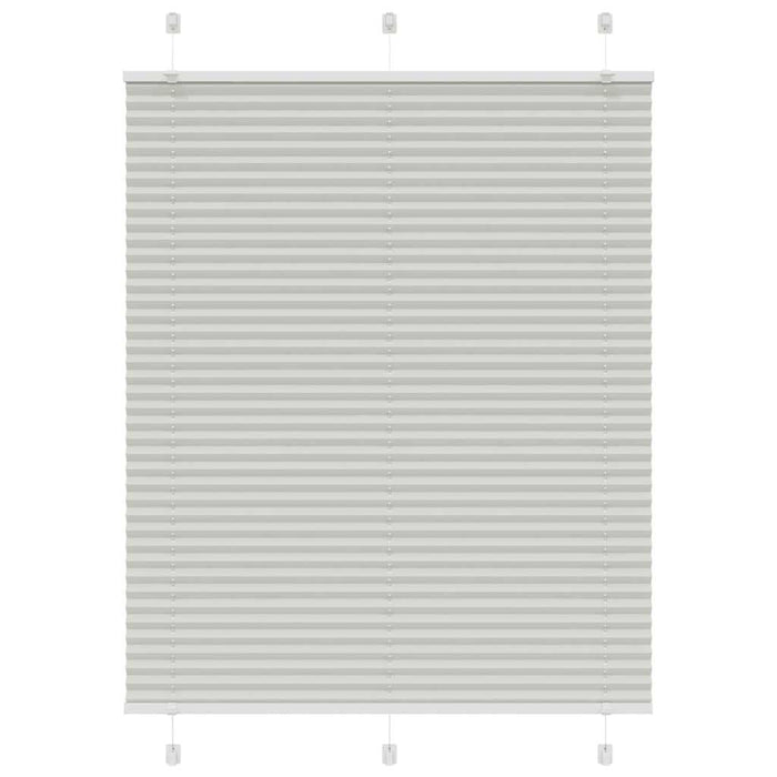 Jaluzea plisată gri deschis 105x100 cm Lățime țesătură 104,4 cm WALTI