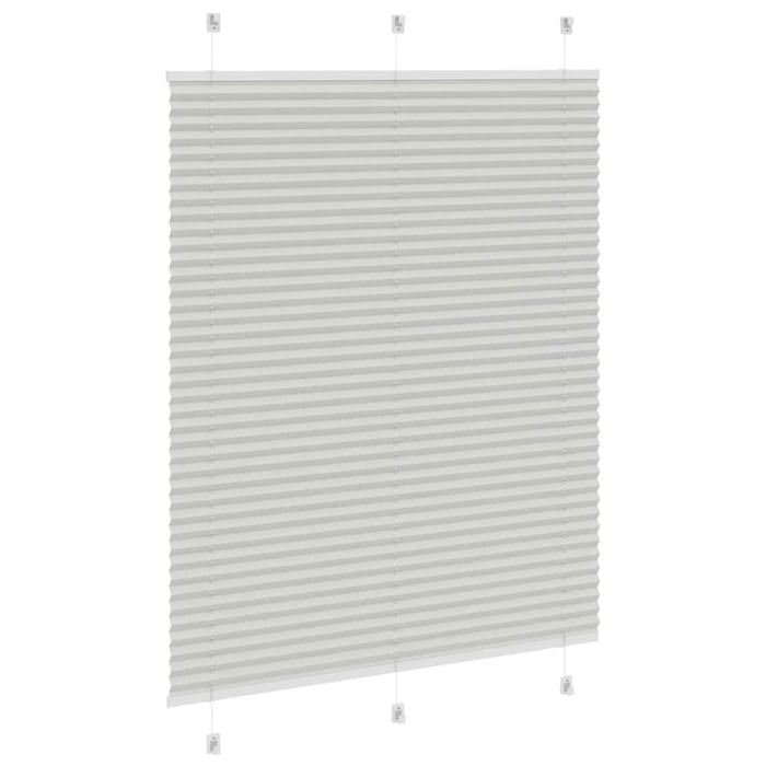 Jaluzea plisată gri deschis 105x100 cm Lățime țesătură 104,4 cm WALTI