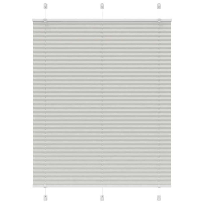 Jaluzea plisată gri deschis 110x100 cm Lățime țesătură 109,4 cm WALTI
