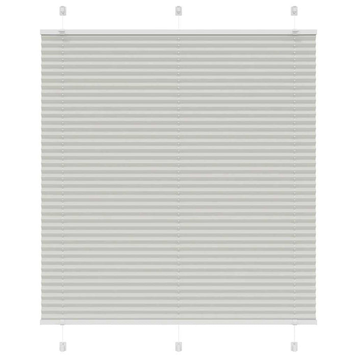 Jaluzea plisată gri deschis 120x100 cm Lățime țesătură 119,4 cm WALTI