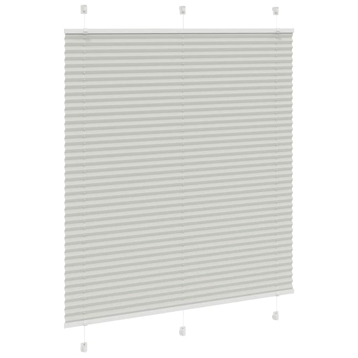 Jaluzea plisată gri deschis 120x100 cm Lățime țesătură 119,4 cm WALTI