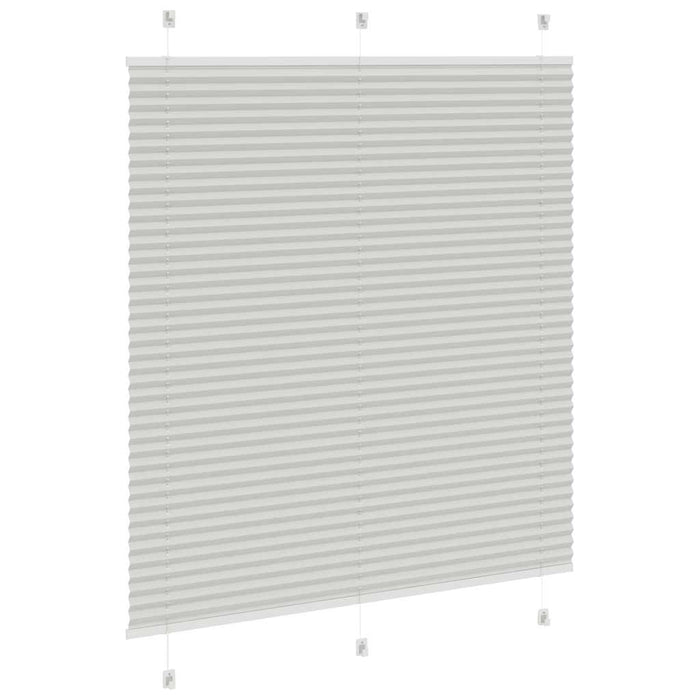 Jaluzea plisată gri deschis 120x100 cm Lățime țesătură 119,4 cm WALTI