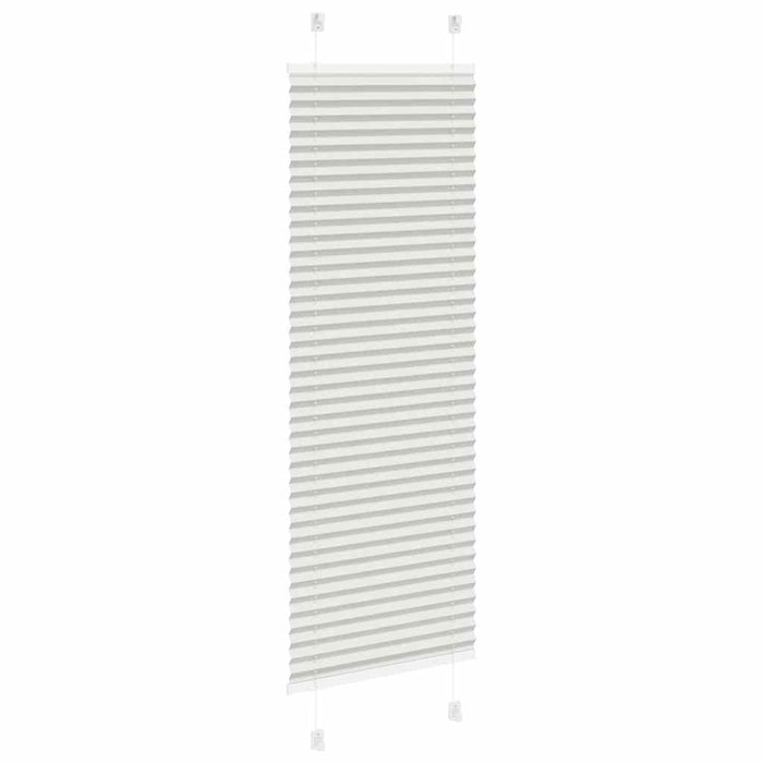 Jaluzea plisată gri deschis 40x150 cm Lățime țesătură 39,4 cm WALTI