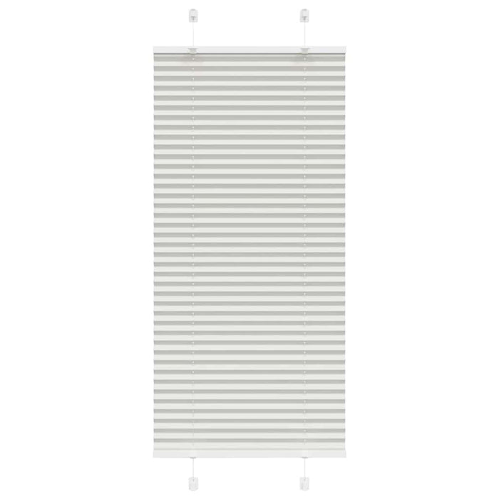 Jaluzea plisată gri deschis 55x150 cm Lățime țesătură 54,4 cm WALTI