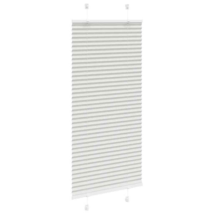 Jaluzea plisată gri deschis 65x150 cm Lățime țesătură 64,4 cm WALTI