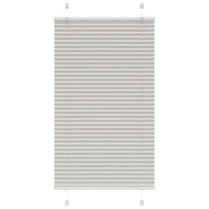 Jaluzea plisată gri deschis 75x150cm Lățime țesătură 74,4 cm WALTI