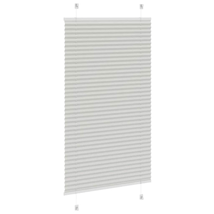 Jaluzea plisată gri deschis 75x150cm Lățime țesătură 74,4 cm WALTI