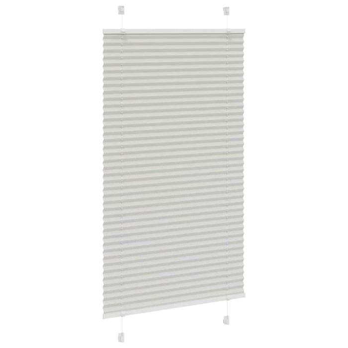 Jaluzea plisată gri deschis 80x150cm Lățime țesătură 79,4 cm WALTI