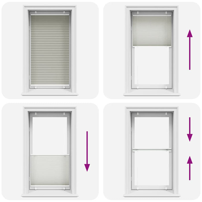 Jaluzea plisată gri deschis 80x150cm Lățime țesătură 79,4 cm WALTI